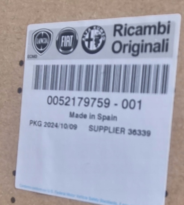 RADIATEUR EAU NEUF ORIGINAL RADIATOR FIAT DUCATO 2,2 2021- 52179759