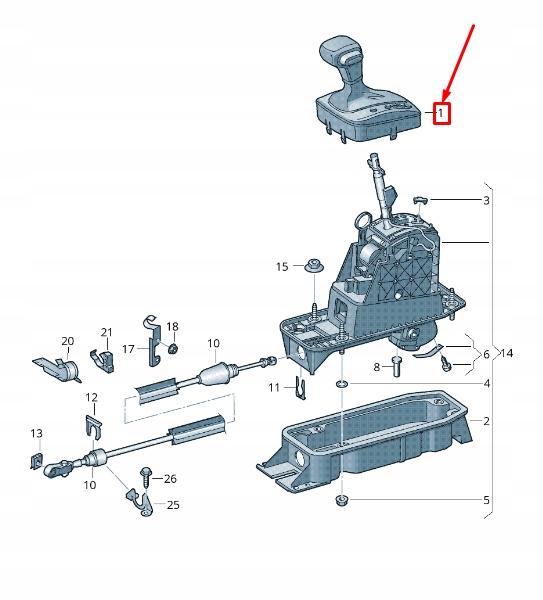 POMMEAU DE VITESSE CHANGEMENTS VITESSE VW PASSAT CC 35 3C1713203B QUN ORIGINALE