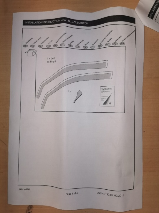 CAPUCHONS PORTES AVANT HYUNDAI I40 OE 3Z221ADE00