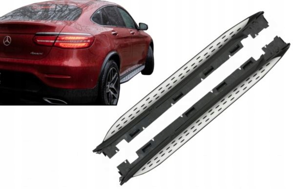 ESCALONES PARA UMBRALES ALUMINIO MERCEDES GLC X253 , CUPÉ C253 