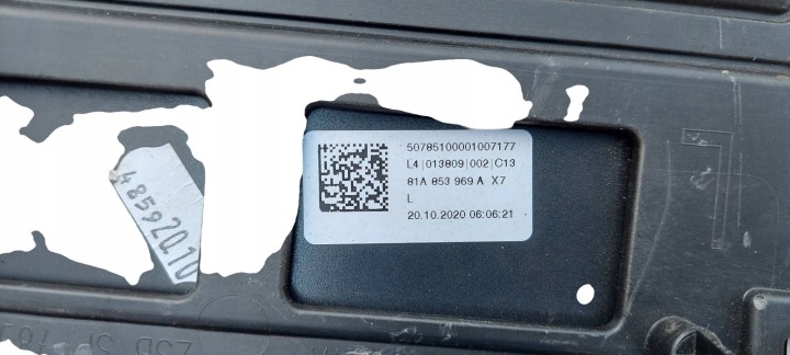 AUDI OE 81A853969A MOULURE PORTES ARRIÈRE