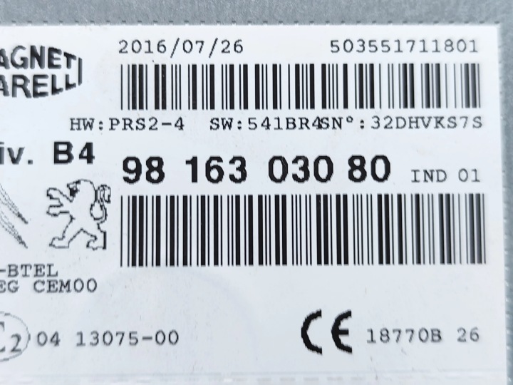 CITROEN OE 9816303080