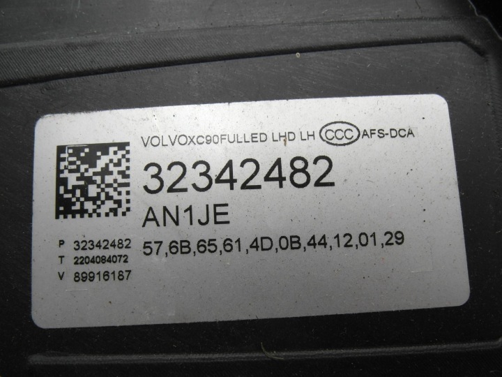 VOLVO XC90 II PHARE AVANT GAUCHE GAUCHE AVANT 32342482 NR70