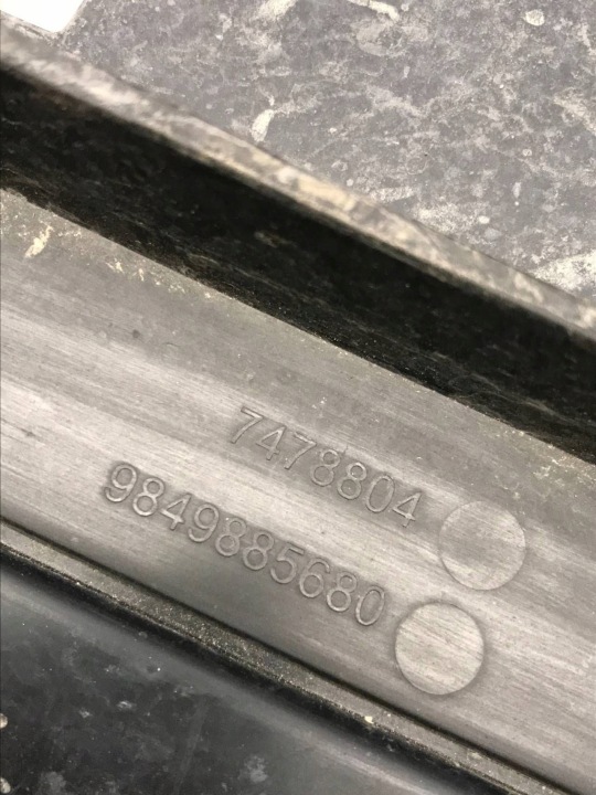 PEUGEOT TRAVELLER 16- PROTECTION PLAQUE SOUS PARE-CHOCS AVANT 9849885680