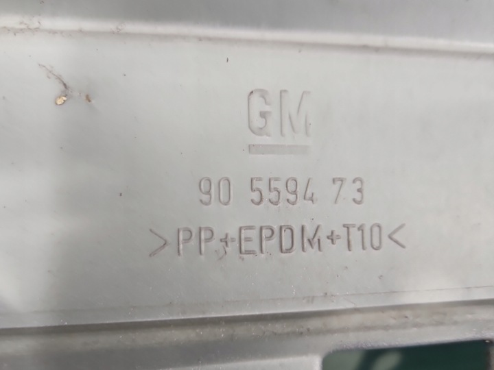 PARE-CHOCS AVANT OPEL ASTRA II G 2 ARGENTÉ Z151