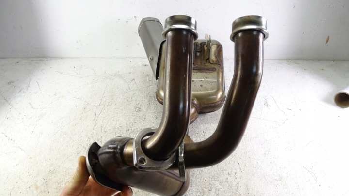 R311 YAMAHA YZF R7 MT-07 TRACER 22- SILENCIEUX ÉCHAPPEMENT COLLECTEURS ORIGINAL