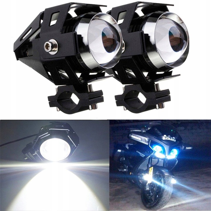 2X HALOGENAS LED ŽIBINTAS REFLEKTORIUS QUAD U5 JUNGIKLIS nuotrauka 11