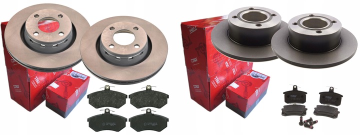 GDB826 DF2601 GDB1163 DF1526 DISCOS ZAPATAS P+T TRW AUDI 80 B4 280MM 