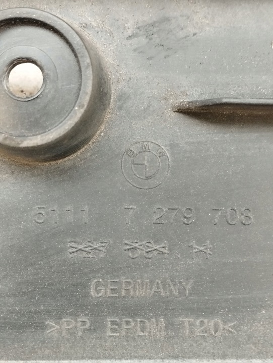 BMW F30 MOULURE CHÂSSIS RONDELLE CADRE DE PLAQUE D'IMMATRICULATION 7279708