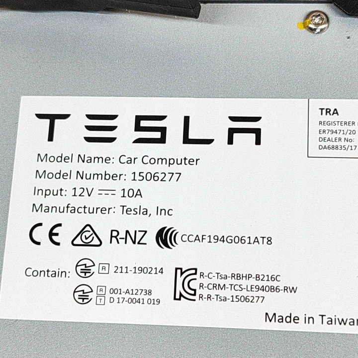 AUTRE MODULES TESLA MODÈLE 3 146577200A 27157236 324KW 2021