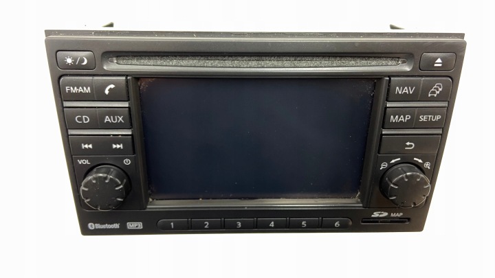 NISSAN QASHQAI I J10 2007-2013R. RADIO D'USINE NAVIGATION CODE 25915BH30E