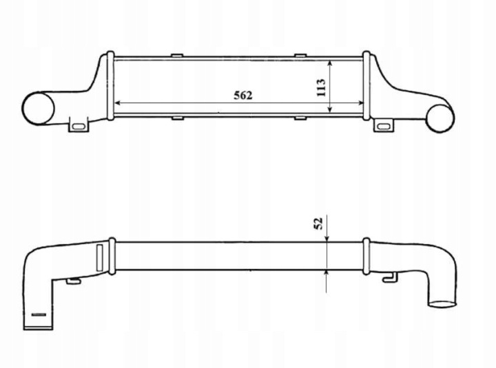 ÉCHANGEUR AIR-AIR DB W210 2,0-2,7CDI 30419