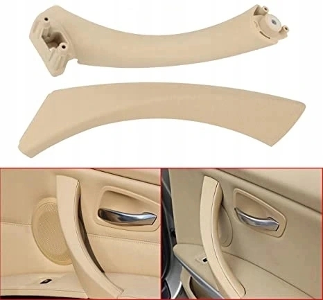 MANIVELLE POIGNÉE PORTES BMW E90 E91 E92 DROIT AVANT BEIGE