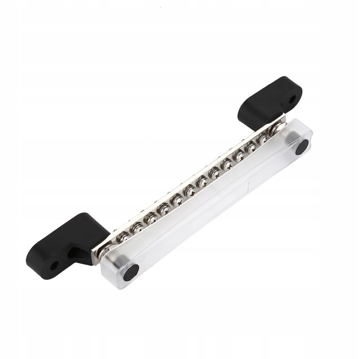 BLOC DYSTRYBUCJI RÉSEAUX ÉLECTRIQUES TUBES 12P UNIVERSELLE 100 A+ AVEC COUVERCLE