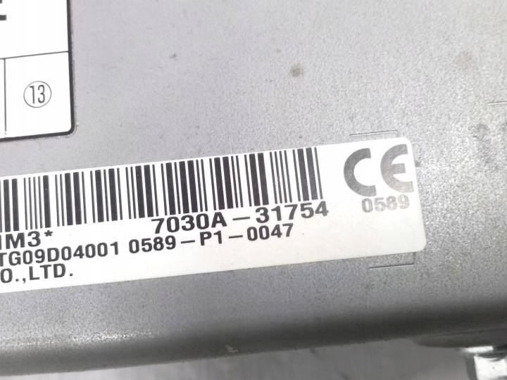 MITSUBISHI OUTLANDER 2018 COUSSIN SÉCURITÉ AIRBAG CHRONIACA GENOUX