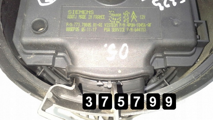2004 CITROEN C5 VENTILATEUR MOTEUR VENTILATEURS RÉCHAUFFEURS 77370805