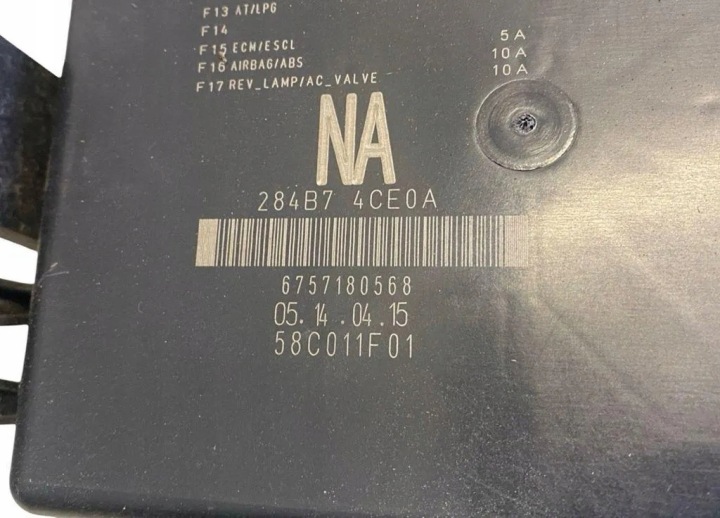 NISSAN PULSAR 14- MODULE CONTRÔLEUR FUSIBLE 284B7-4CE0A