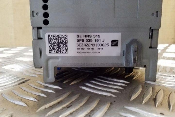 RADIO AVEC NAVIGATION SEAT LEON (1P1) 5P0035191J 1.6L DIESEL 77KW 2012