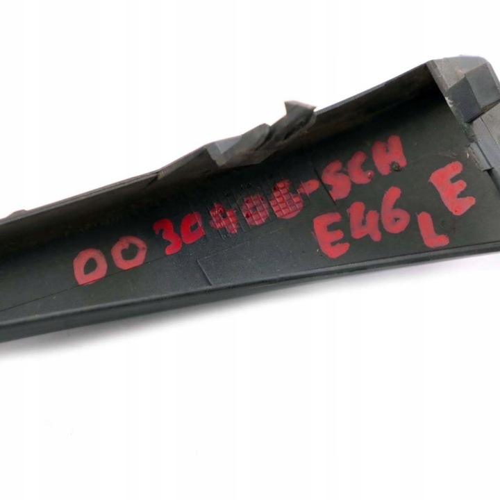 BMW E46 PROTECTION PHARES GAUCHE AVANT NOIRE