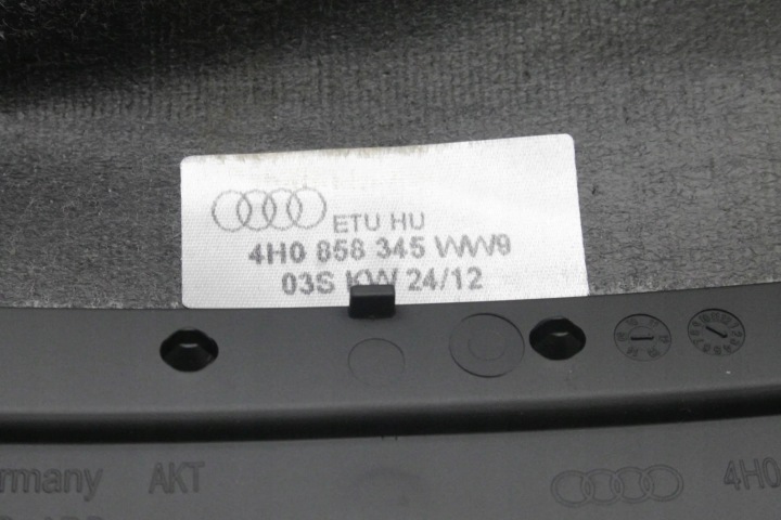 PROTECTION TABLEAU DE BORD AUDI A8 D4 (4H_) 4H2853174 21439388 3.0L 184KW 2012