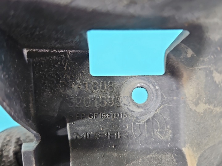 3X GLISSIÈRE PARE-CHOCS ARRIÈRE GAUCHE DROIT CENTRAL FIAT TIPO II 15- HAYON