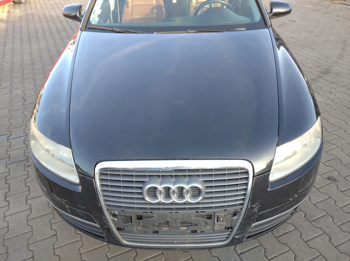 AUDI A6 C6 4F 2.7 TDI PARTE DELANTERA PARAGOLPES ALETA CAPO XENÓN FARO NEGRO LZ9Y 