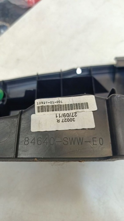 HONDA CR-V III LIFT 09-12 2,0B PROTECTION COURROIE ARRIÈRE SERRURE COUVERCLES DE COFFRE REVÊTEMENT
