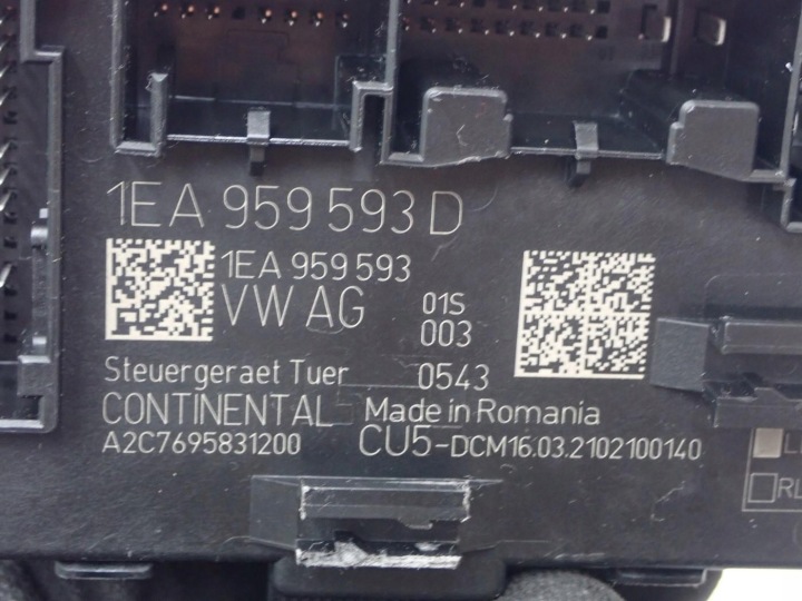 MODULE CONTRÔLEUR PORTES GAUCHE AVANT 1EA959593D 1EA959593 VW ID3 ID.3 21R