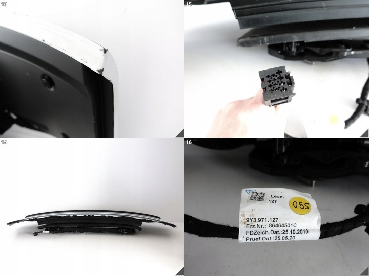 PORSCHE CAYENNE 9Y3 COUPÉ COUVERCLES DE COFFRE MÉCANISME GROUPE MOTOPROPULSEUR SPOILER SPOILER AILE ARRIÈRE