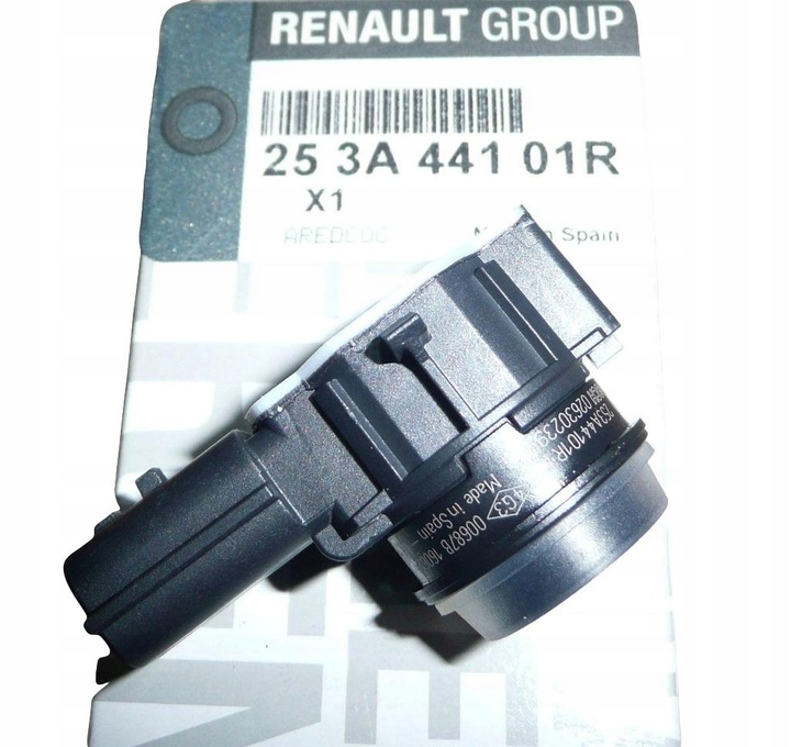 NEW CONDITION SENSOR PARKTRONIC PARKING RENAULT 253A44101R W DEFLECTOR BLACK MATTE FRONT TY 