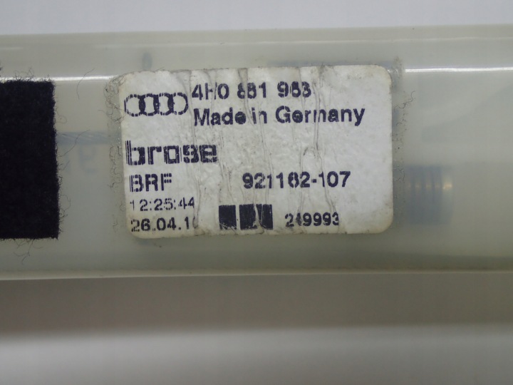 AUDI A8 D4 STORE ARRIÈRE ÉLECTRIQUE GROUPE MOTOPROPULSEUR RIDEAUX 4H4861333A 4H0881963