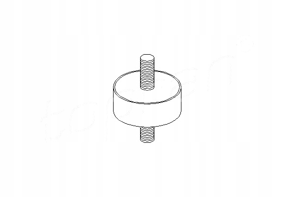 TOPRAN SOPORTE DEL RADIADOR PARTE INFERIOR IZQUIERDA/DERECHA AUDI 80 B4 1.6-2.8 09.91-01.96 