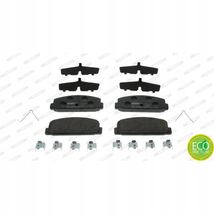 ZAPATAS DE FRENADO PARTE TRASERA MAZDA 323 F VI, 323 S VI, 6, 626 V, PREMACY 1.4-2.5 05 