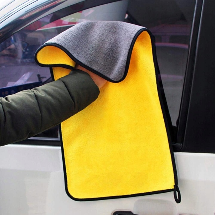 RECZNIK SCIERECZKA AVEC MIKROFIBRY VERS OSUSZANIA NETTOYAGE VOITURE VERNIS 60X30
