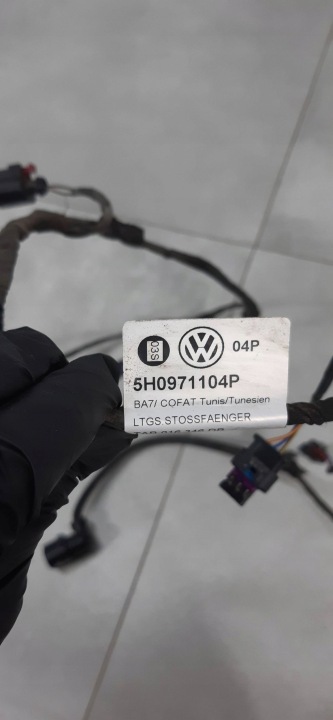 VOLKSWAGEN GOLF VIII 8 FAISCEAU DE CÂBLES CAPTEURS STATIONNEMENT ARRIÈRE 5H0971104P