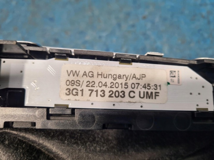 VOLKSWAGEN PASSAT B8 POMMEAU DE VITESSE CHANGEMENTS VITESSE 3G1713203C LI7F CUAA