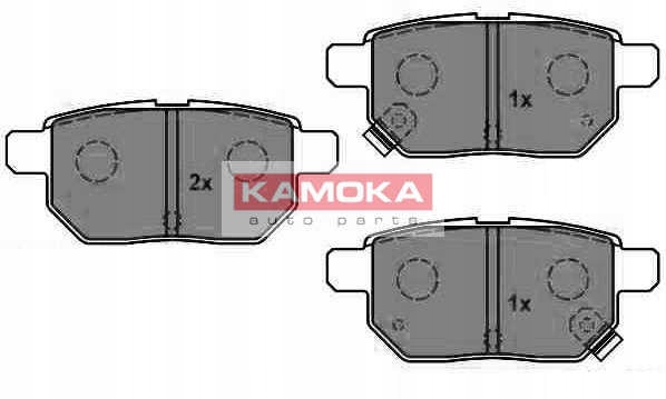 KAMOKA JQ1018084 ZAPATAS HAM PARTE TRASERA 