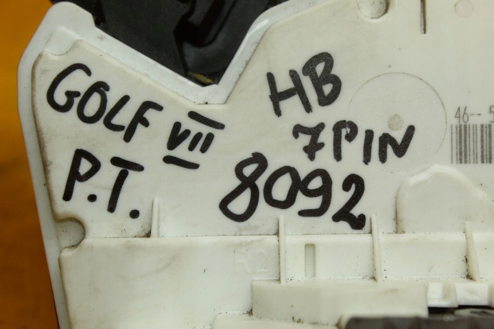 SERRURE DE PORTE DROIT ARRIÈRE VW GOLF VII 5K4839016R 7 GOUPILLE