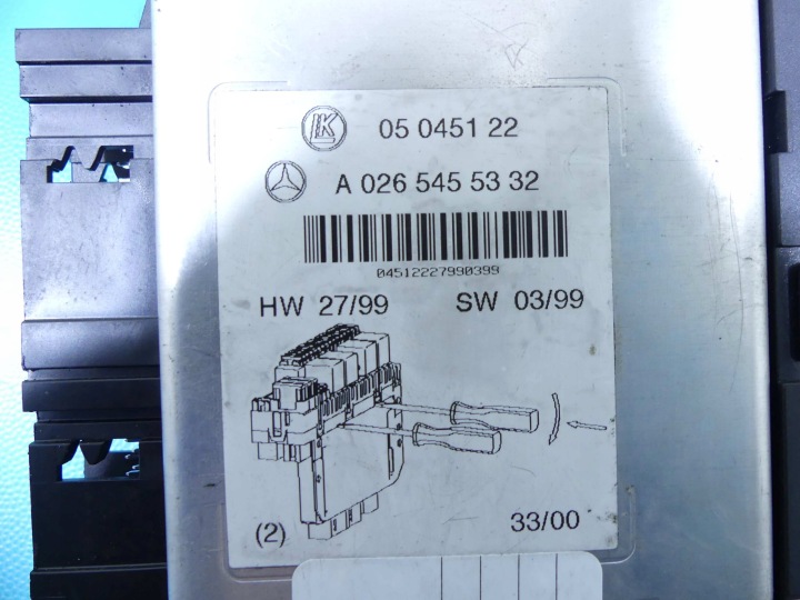 BOÎTE FUSIBLES MERCEDES W220 A0265455332