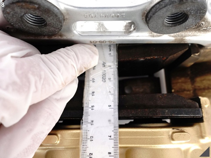 BMW M4 F82 F83 M3 F80 M-POWER GOLD CERAMIC ZACISK+KLOCKI GAUCHE ARRIÈRE 4000KM