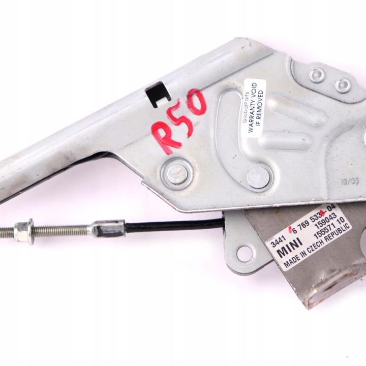 MINI ONE R50 R52 R55 R56 R57 R58 R59 LEVIER FREINS MANUEL 6769533