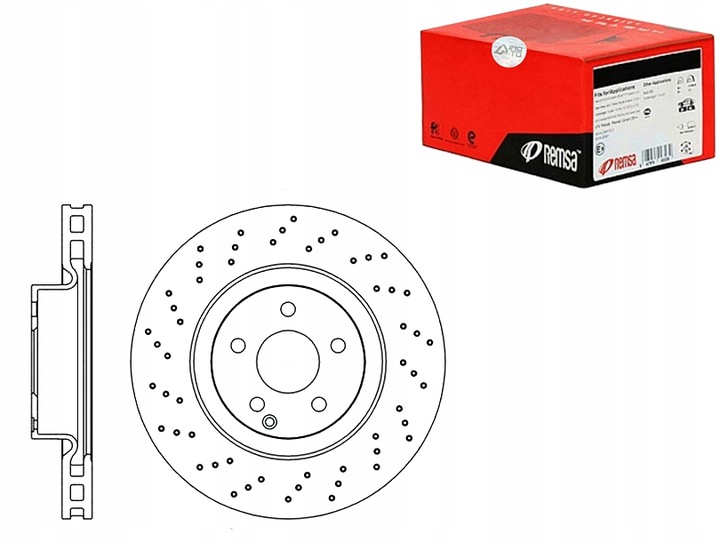 REM61032.10/RS7 REMSA SET DISC BRAKE REM, 61032.10