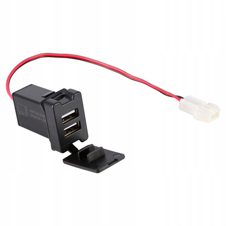 DC 12V-24V VERS 5V 3.1A DOUBLE PORTY USB ADAPTATEUR LADOWARKI VERS T5
