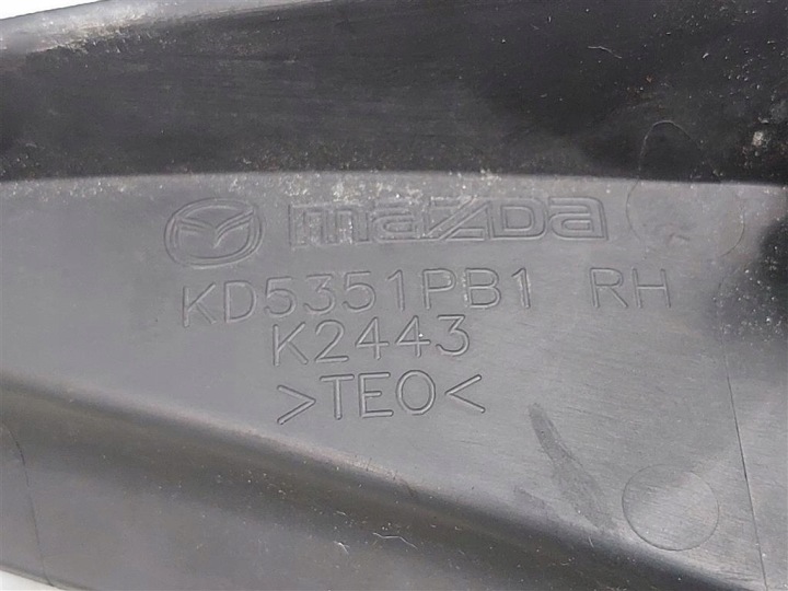 DOUBLURE DE PASSAGE DE ROUE MAZDA CX-5 KD LIFT KD53507P1 KD53507S1 12-17 R