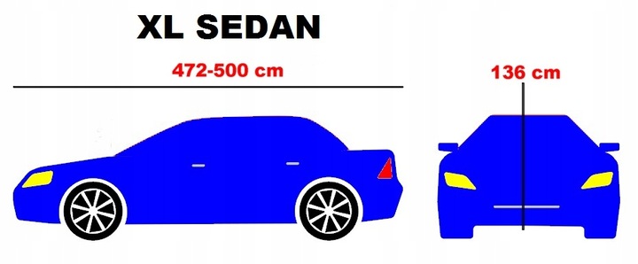 FORRO XL BERLINA 472-500 CM. BMW SERIE 5, 6 FORD MONDEO PEUGEOT 607 