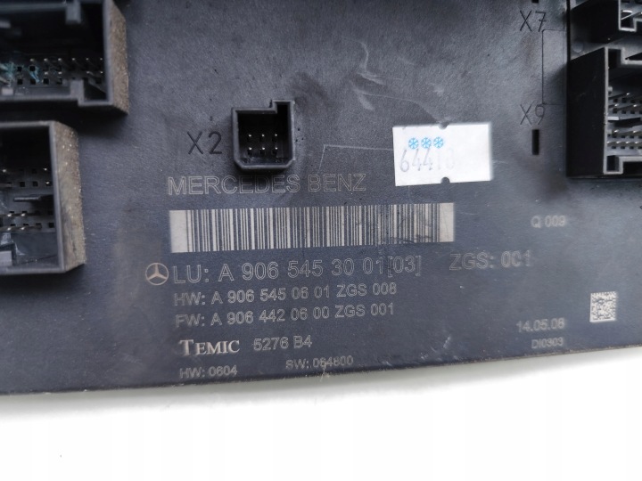 MERCEDES-BENZ SPRINTER 3-T CHÂSSIS MODULE FUSIBLES 211 CDI DIESEL 2007