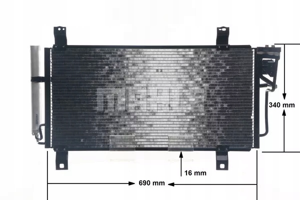 DÉSHYDRATEUR CLIMATISATION MAZDA 6 08- MAHLE