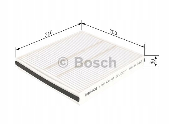 FILTROS CABINA BOSCH 1 987 432 250 + REGALO 