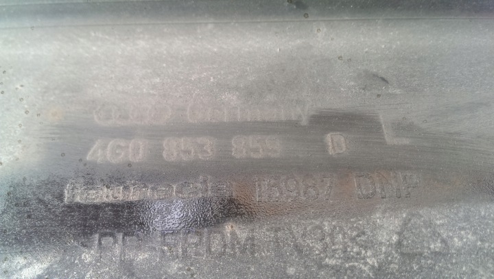 BAGUETTES SEUIL LE+PR AUDI A6 C7 4G0853859D/860D