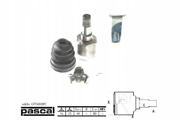 AXLE SWIVEL DRIVING INTERIOR FORD FOCUS 1.8D/2.0 08 photo 2 - milautoparts-fr.ukrlive.com